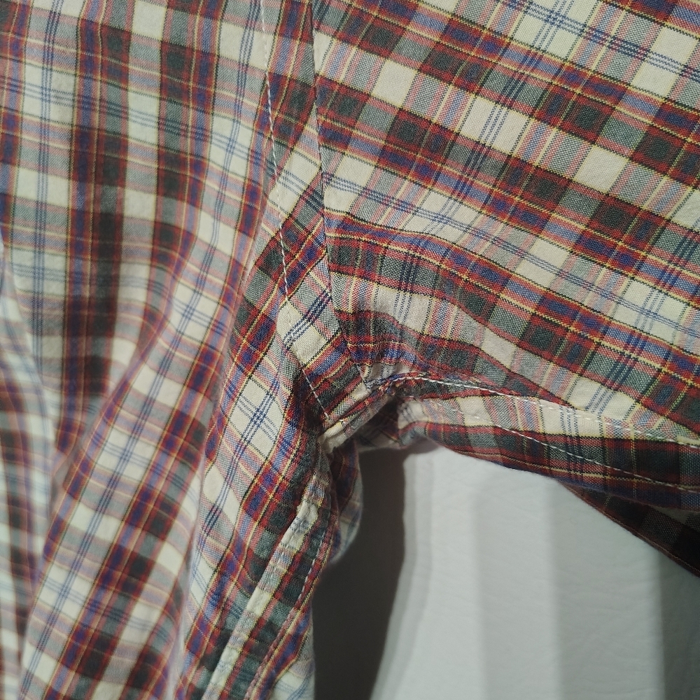 Y2K Tommy Hilfiger Plaid Button Down Long Sleeve Shirt Size XXL Vintage - Picture 9 of 12
